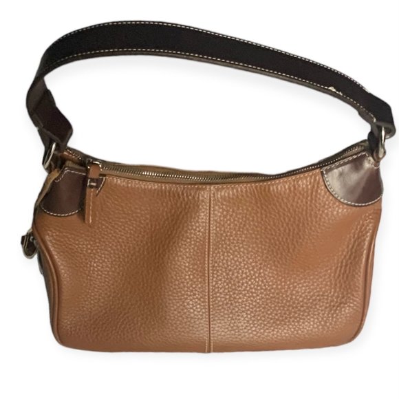 Dooney & Bourke Handbags - Authentic Dooney & Bourke Pebble All Weather Leather Shoulder Bag with Tassel